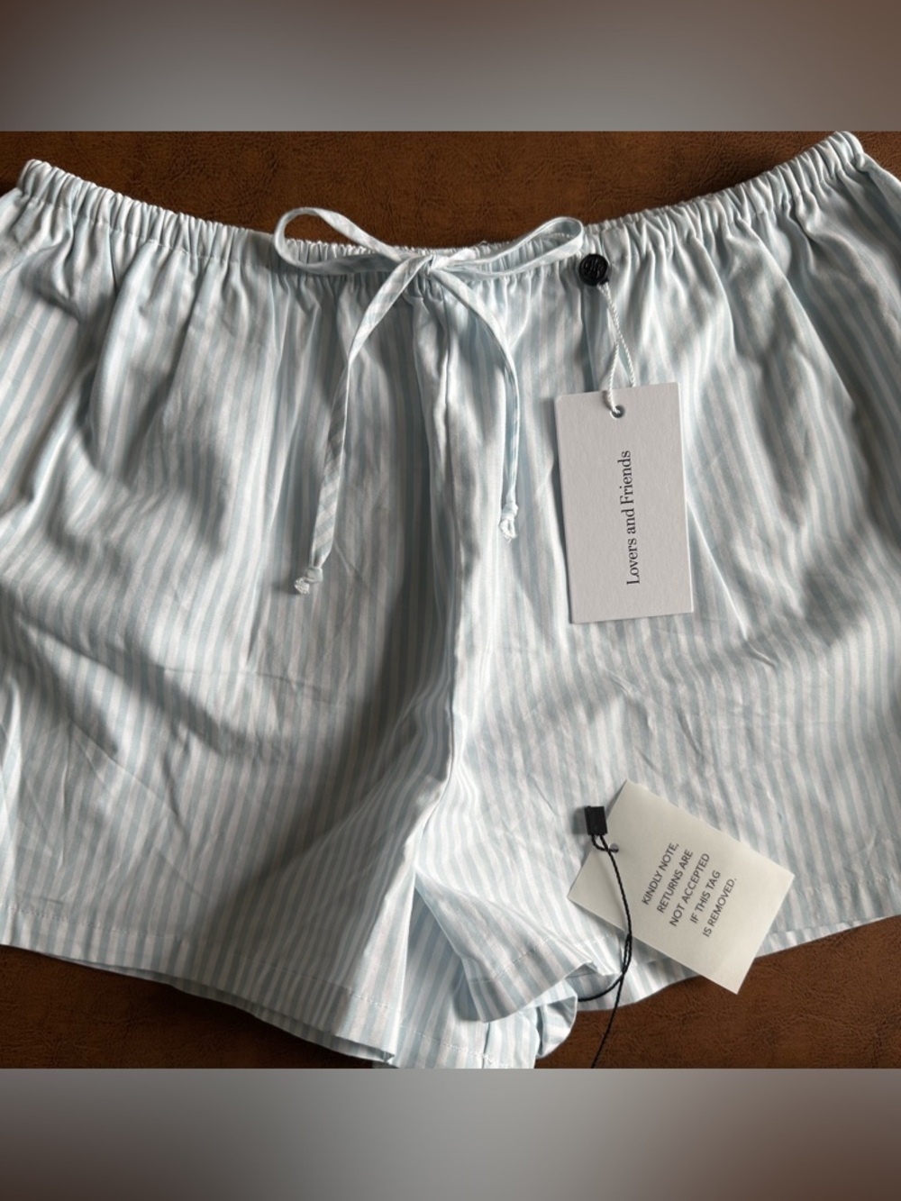 Lovers + Friends Swift Short in Ocean Stripe